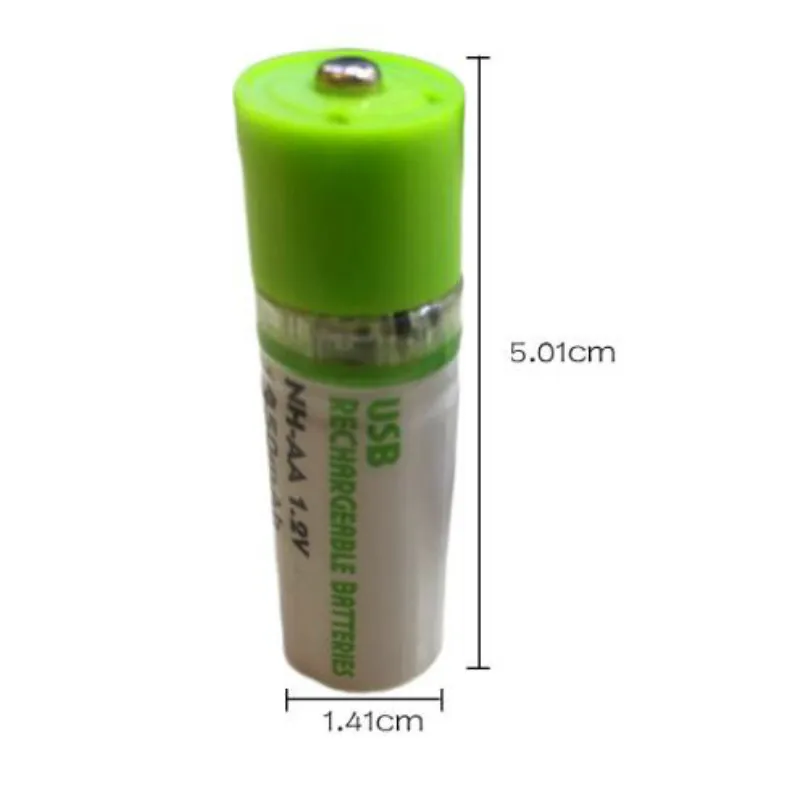 2 шт/партия Горячая CSTT 2 шт USB AA 1450mah Ni-MH аккумулятор Nimh 1,2 V 1450MAH перезаряжаемый аккумулятор светодиодный индикатор