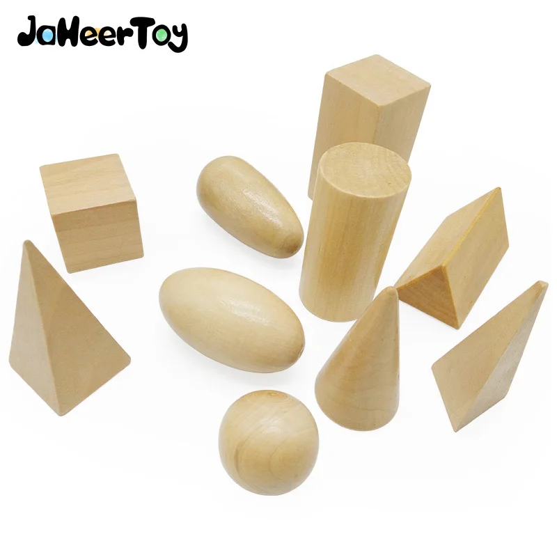 

JaheerToy Geometric Assembling Blocks Shape Cognition Baby Wooden Toys for Children Montessori Educational Toy