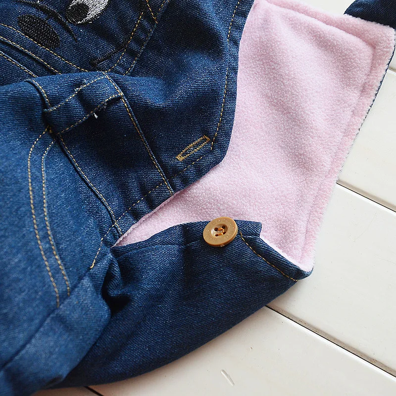 Summer Baby leisure Pants for Girls Toddler Boys bib pants children Denim Overall Trousers kids cartoon jeans