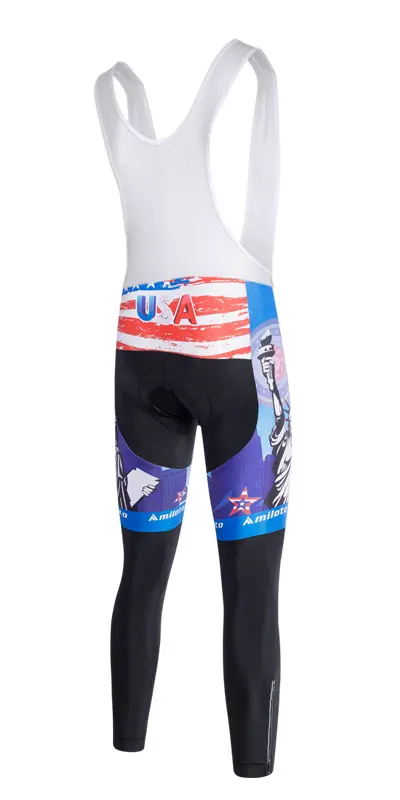 USA men's miloto cycling jersey long sleeves and bib pants cycling sets bicycle clothing (12)