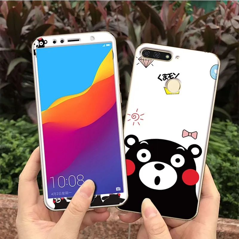 Huawei Y6 2018 honor 7A pro enjoy 8e case cover glass screen protector (30)