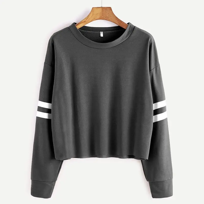 Women Hoodie Oversize 2019 Stripe Harajuku Hipster Goth Girl Streetwear Red Hip Hop Short Sweatshirt Black Casual Hoodies Autumn Women Hoodie Oversize 2019 Stripe Harajuku Hipster Goth Girl Streetwear Red Hip Hop Short Sweatshirt Black Casual Hoodies Autumn