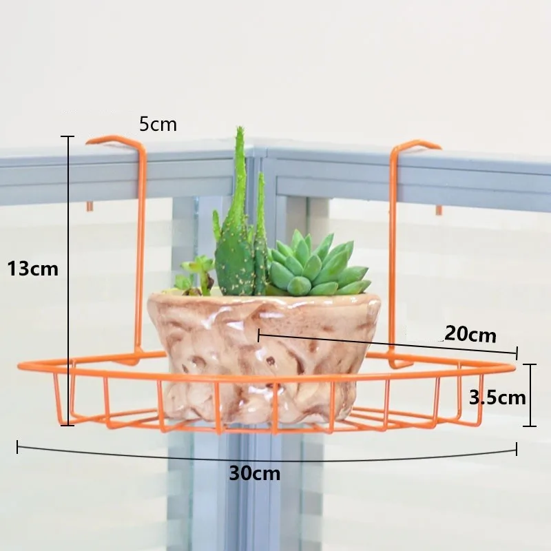 Dekoru Salincagi украшение Terrasse металлический Garten Dekoration Mensole Per Fiori стенд Balkon балкон Цветочная полка завод стеллаж - Цвет: MODEL K