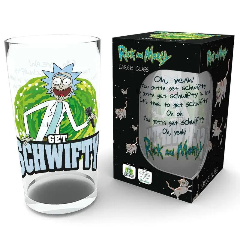 Стекло Получить Schwifty Рик и Морти | Дом сад