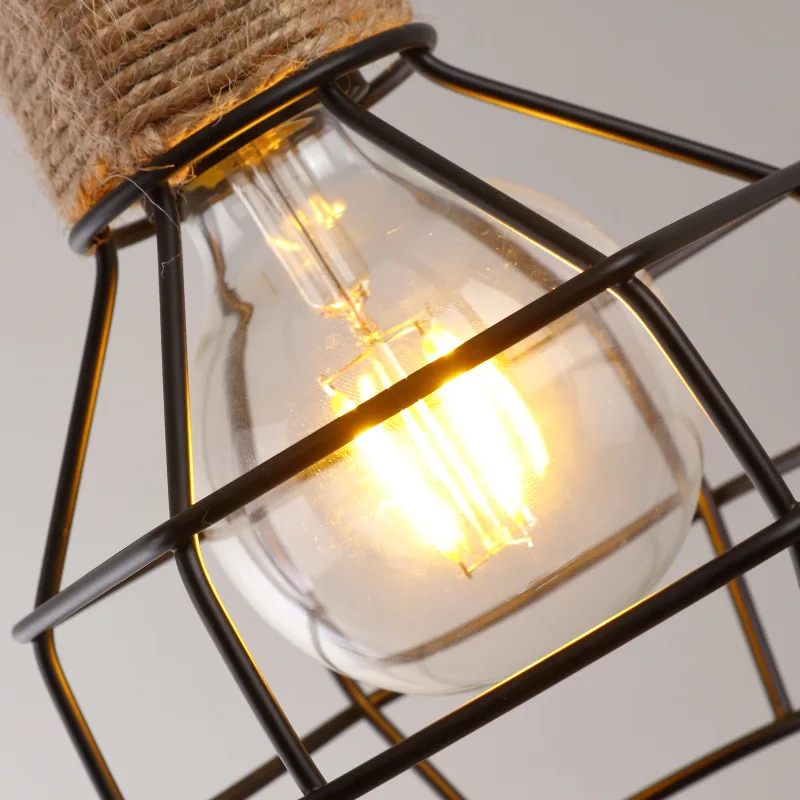 1 шт. подвесной светильник абажур Лофт подвесной светильник для ресторана дома гостиной украшения