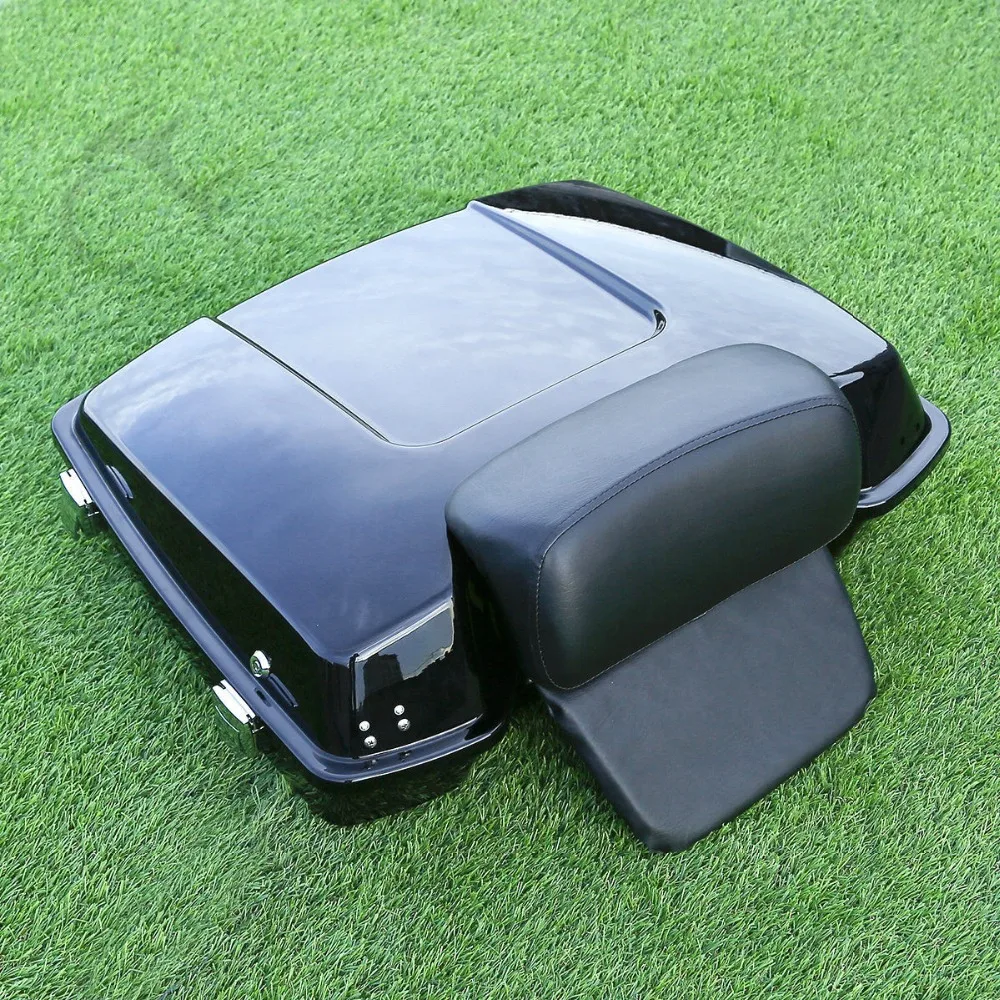 

Motorcycle Razor Tour Pak Pack Trunk with Pad For Harley Touring Road King Electra Glide 97-13