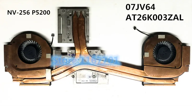 

New Original Laptop/Notebook CPU/GPU cooling Radiator heatsink&Fan for Dell Precision 7730 M7730 NV-256 P5200 07JV64 AT26K003ZAL