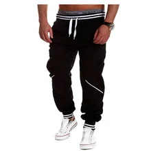 Демисезонный Мужская Спортивная Брюки для девочек Повседневное эластичные хлопковые мужские Фитнес тренировки Брюки для девочек узкие Треники Мотобрюки Jogger Брюки для девочек