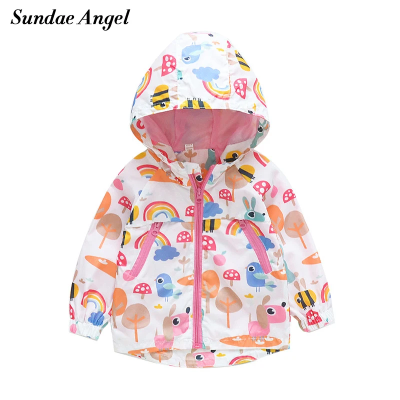 Sundae Angel Girl весенняя куртка с длинным рукавом Ветровка для девочек верхняя одежда