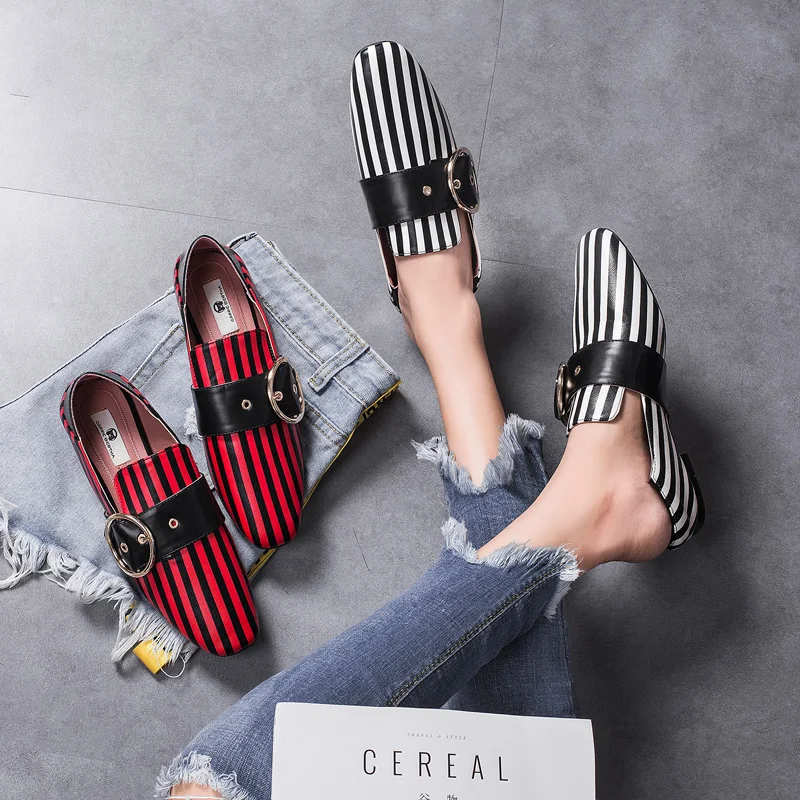 designer slip on flats