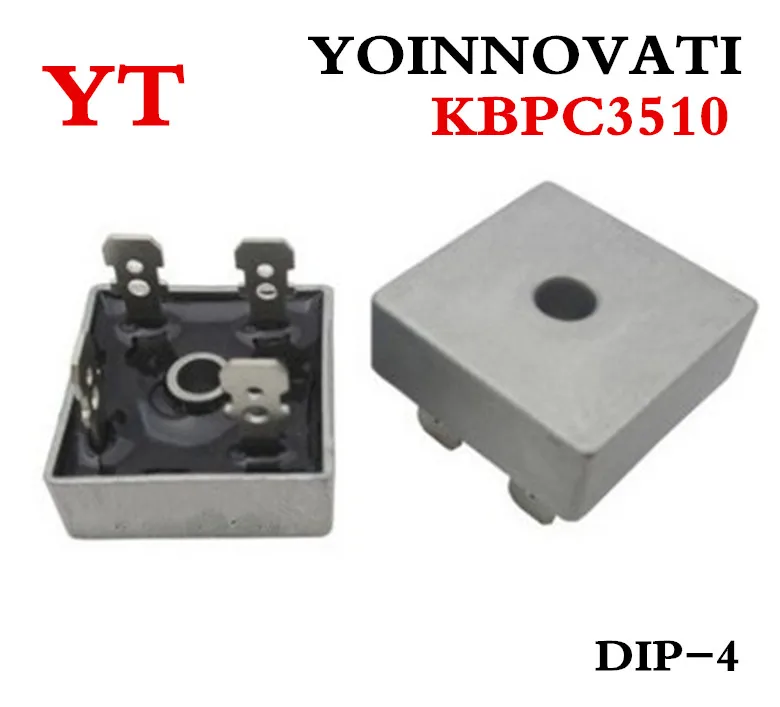 

10 шт./лот KBPC3510 35A1000V мостовой выпрямитель квадратный, лучшее качество
