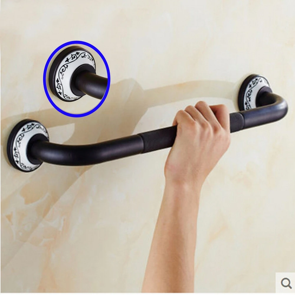 Modern Oil Rubbed Bronze Finish Batrhoom Shower Safety Grab Bar Wall