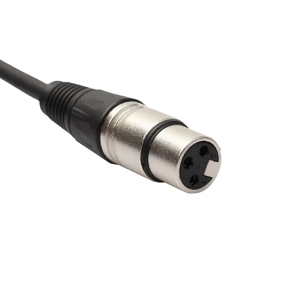 REXLIS 10 шт./лот XLR кабель мужчин и женщин M/F 3pin jack Фольга + Плетеный Экранирование OFC