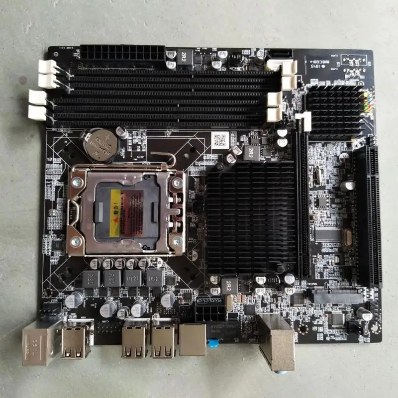 إنتل X58 اللوحة LGA 1366 ل المهنية سطح المكتب مستقرة العملي الرئيسية مجلس DDR3 سريعة الإرسال