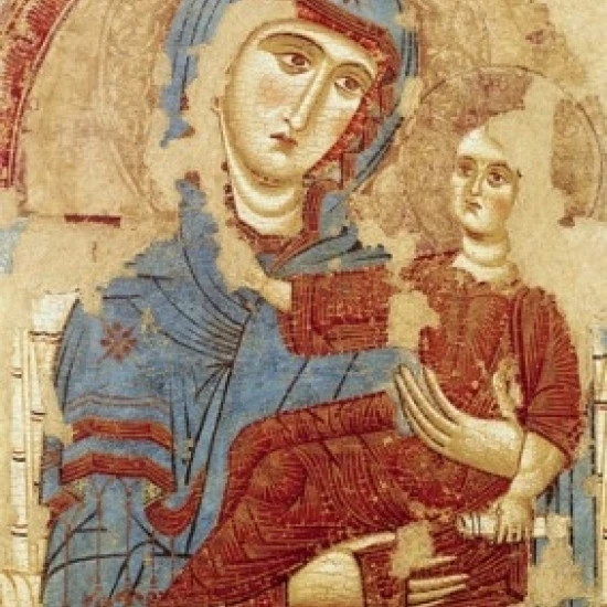 Madonna & Child  Byzantine Art  (5th C.-14th C.)  Galleria dell' Academia  Florence Poster Print (24 x 36)