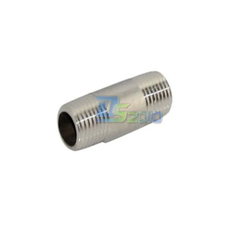 

MEGAIRON BSPT 1/4" Male x Male Threaded Union Connector Pipe Fittings Stainless Steel SS304