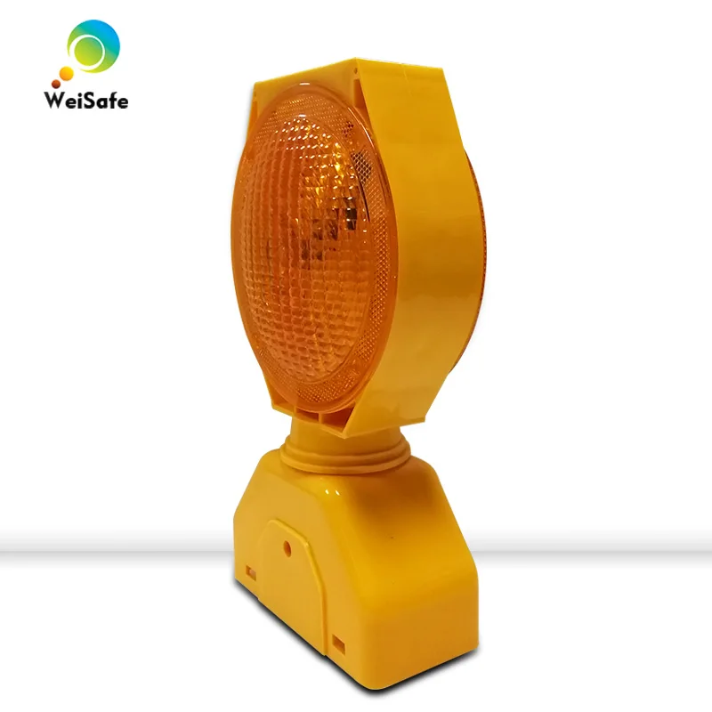 Nouveau design de feu LED jaune à énergie solaire, signalisation de haute luminosité, pour barrage de la circulation, prix d'usine