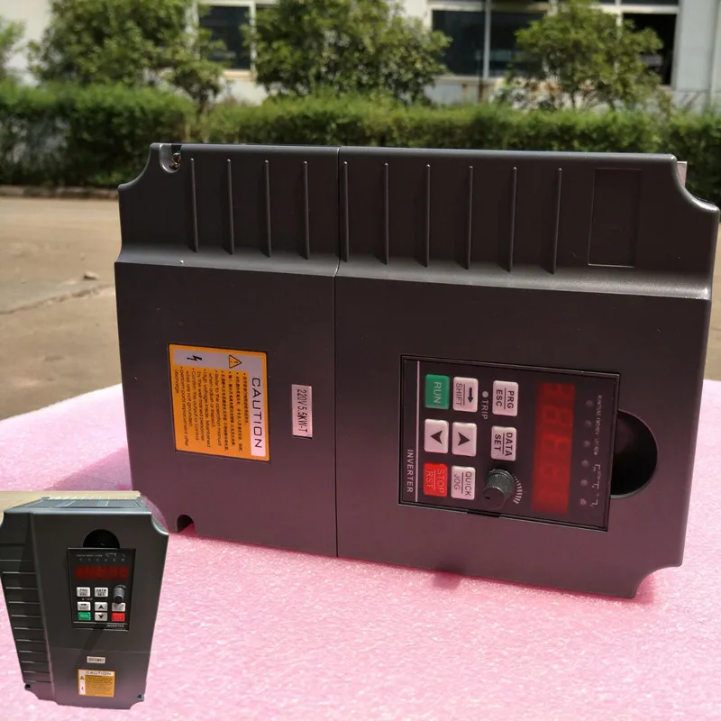 

220v 5.5kw VFD Variable Frequency Drive Inverter / VFD1HP or 3HP Input 3HP Output CNC spindle Driver spindle speed control