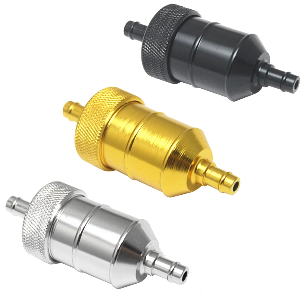 Universal 8mm Petrol Gas Fuel Filter Cleaner For Motorcycle Pit Dirt