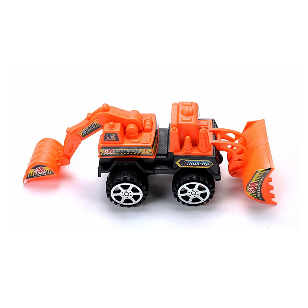 Plastic Mini Excavator Construction Tractor Vehicle Digging Truck Toy