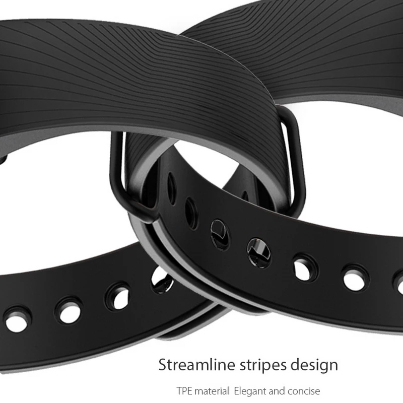 Fitness Tracker ID107 Heart Rate Monitor Smart Bracelet Health Monitor Pedometer Calorie for Android iOS with A Free Strap