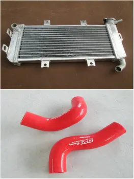 

full aluminum Radiator + RED HOSE for Kawasaki Ninja 650R EX650 2006 2007 2008
