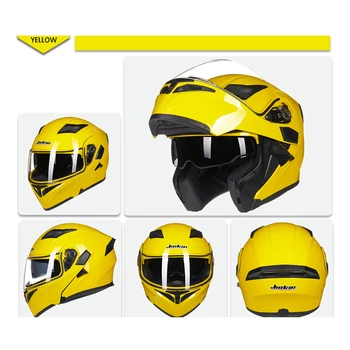 

Light-weight Full Face Flip Up Dual Visor Comfortable and Soft Motorcycle Helmet Optional Color of Glass Motorcycle Accessories