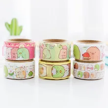 20mm Japanese Sumikko Gurashi Masking Washi Tape Scrapbooking Kawaii Cartoon DIY Journal Decorative Adhesive Tape Stationery retro cruise song painting japanese washi tape adhesive decorative tape diy scrapbooking masking tape stationery