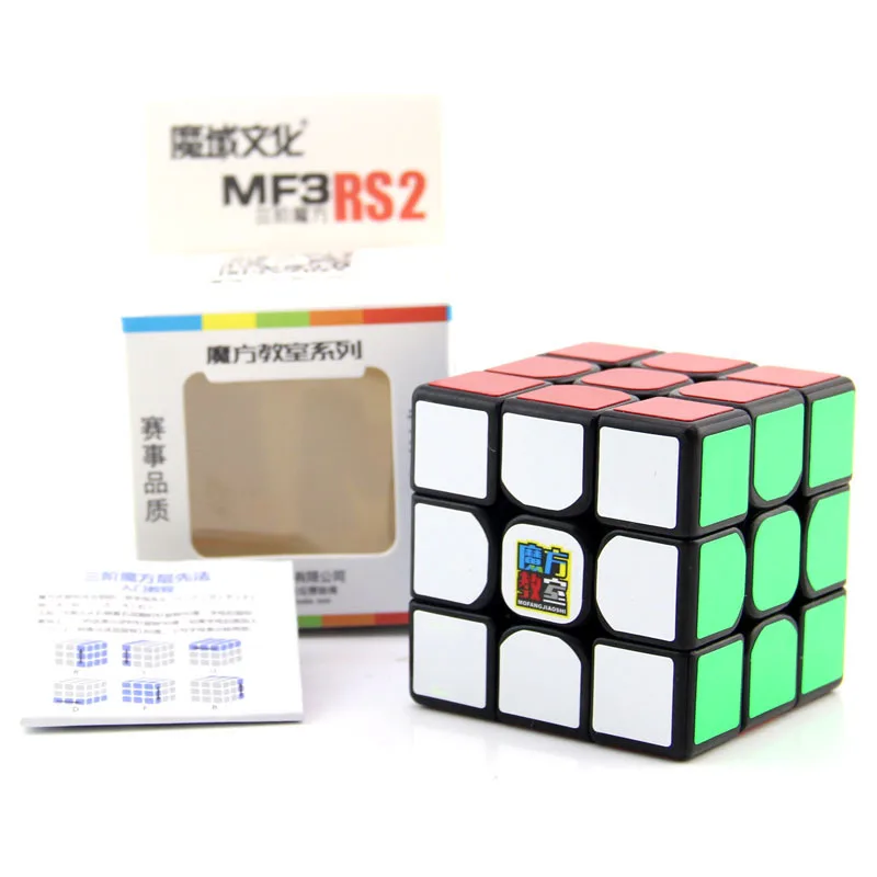 Mofangjiaoshi MFJS Cubing классная игрушка-головоломка MF3RS2 3x3x3 волшебный куб для начинающих черный прозрачный пазл