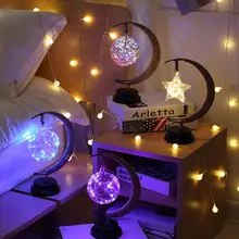 HobbyLane светодиодный льняной светильник ручной работы в стиле ретро, ночной Светильник Exquiaite для рождественской вечеринки, дома, детской комнаты, декоративная лампа