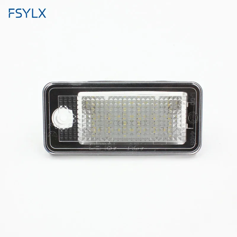 audi a3 8p led number plate light