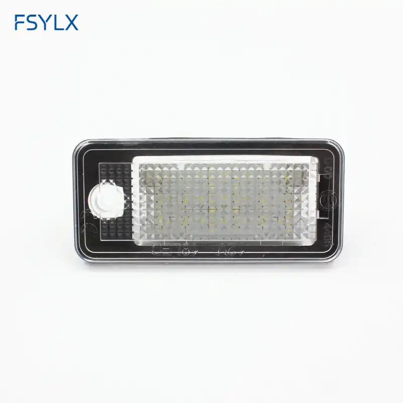 audi a3 8p number plate light