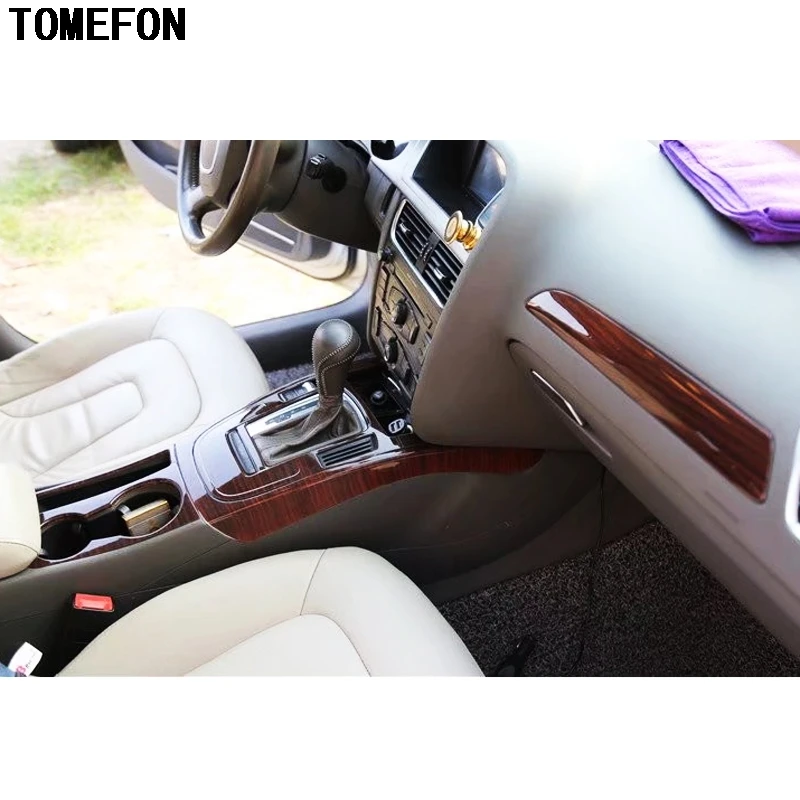 TOMEFON для Audi A4L A4 L 2009 2016 ABS пластик дерево краски внутренние части переключатель