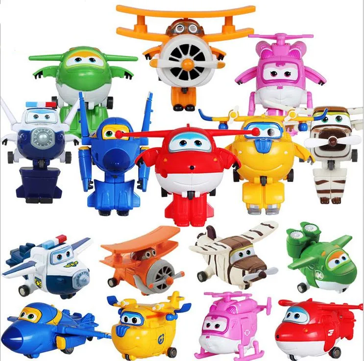 

Big!!! Super Wings Deformation Airplane Robot Action Figures Super Wing Transformation toys for children gift