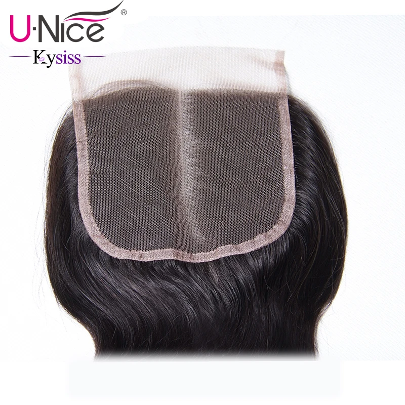 Волосы UNICE 8A Kysiss Virgin серии бразильские волнистые кружевные закрытые человеческие волосы кружева 1"-20" 120% плотность швейцарское кружево