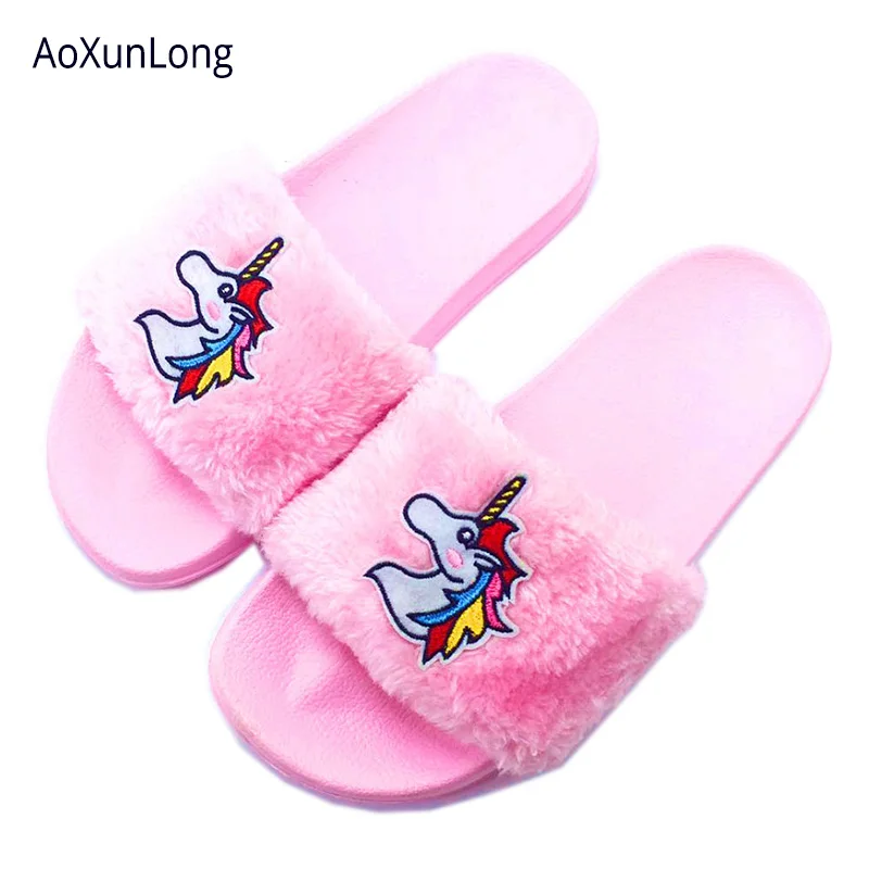 big unicorn slippers
