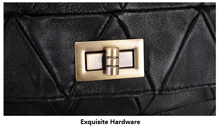 MJ Brand Genuine Leather Women Messenger Bag Patchwork Sheepskin Leather Shoulder Bags Women Crossbody Bag Ladies Chain Handbag (19)