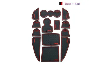 

For Volkswagen Lavida 2008-2012 Gate Slot Rubber Car Mat/Pad Non-Slip Car Accessories LHD Free Shipping 3Colors 13PCS