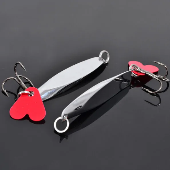 20pcslot spoon lures metal fishing lures bass fishing lures artificial bait wholesale price retail quantity fishing tackle