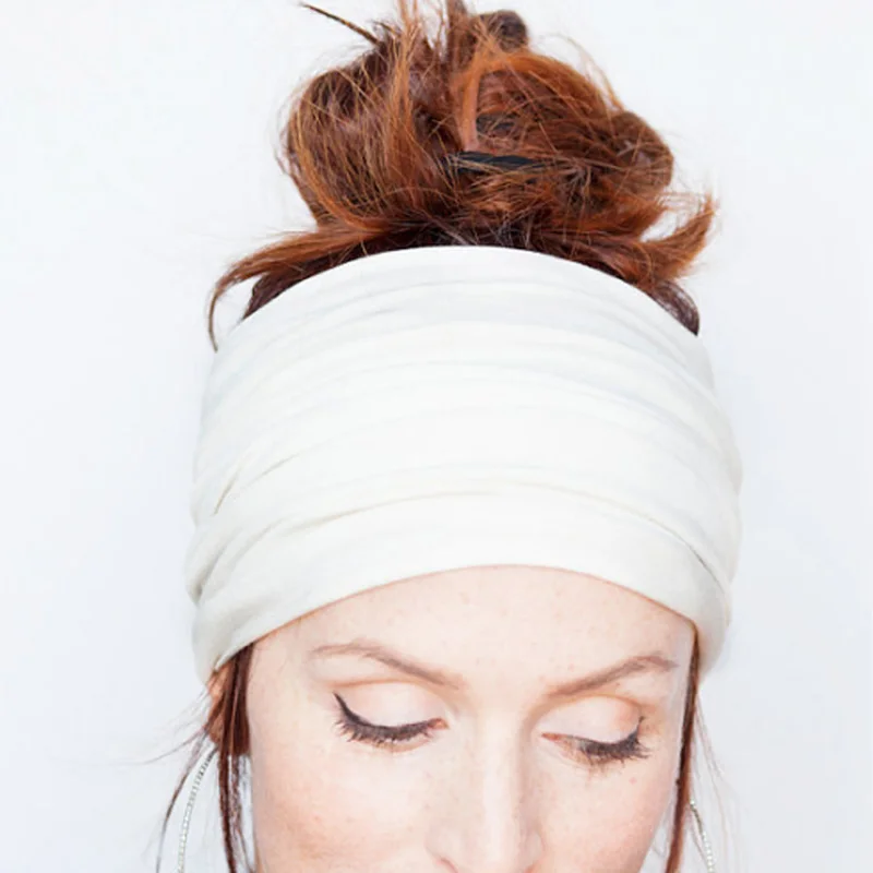 Details about   Women's Elegant Elastic  Accessories Wide Headband Christmas Running Yoga Turban