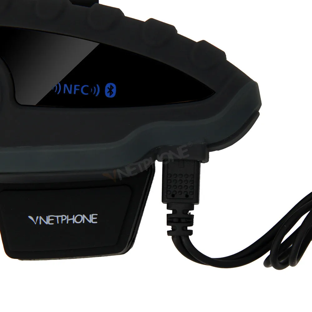Штекер Mini-USB микрофон динамики гарнитуры и шлем домофон клип для мотоцикла устройства Bluetooth Vnetphone V8