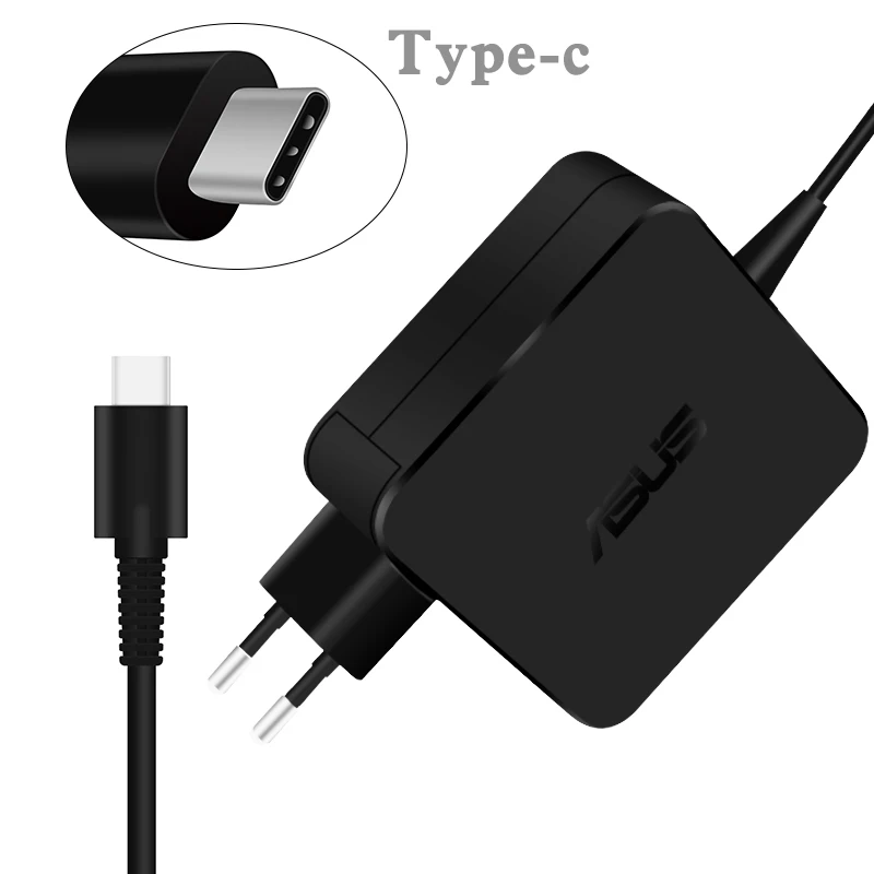 45W Type C AC Adapter Charger Power Supply For Asus Laptop Type C