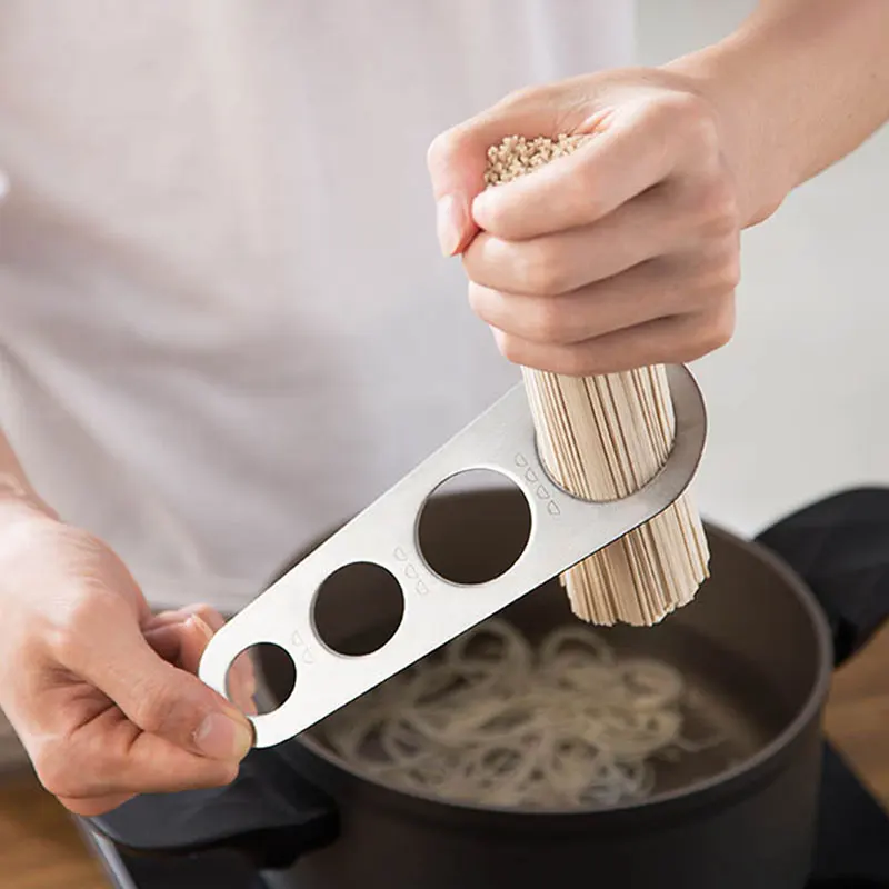 Stainless Steel Spaghetti Measurer Pasta Noodle Measure Easy Use Noodle