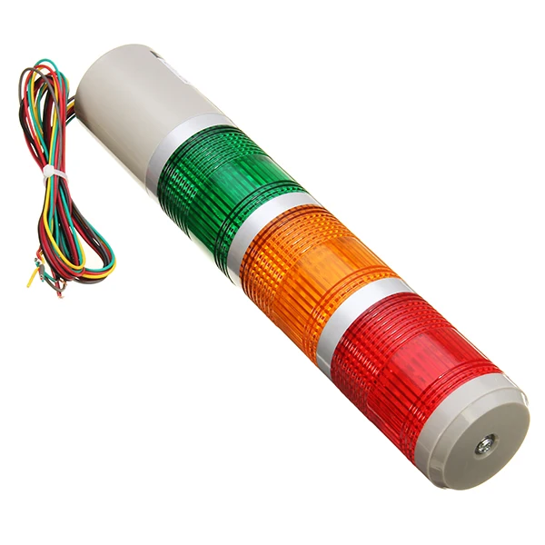 

Smuxi 220V 3W Signal Tower Light Flashing Caution Lamp Warning Emergency Equipment Road Indicator Lamp Universal