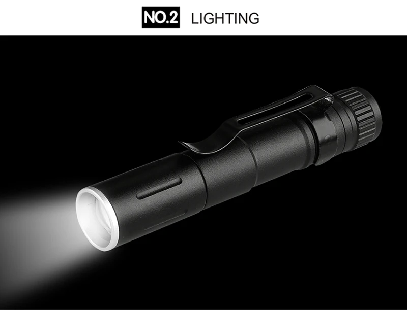 Z501601 Мини светодиодный фонарик с зумом 7 Вт Q5 2000LM водонепроницаемый фонарь светодиодный масштабируемый фонарь AAA светодиодный аккумулятор для кемпинга