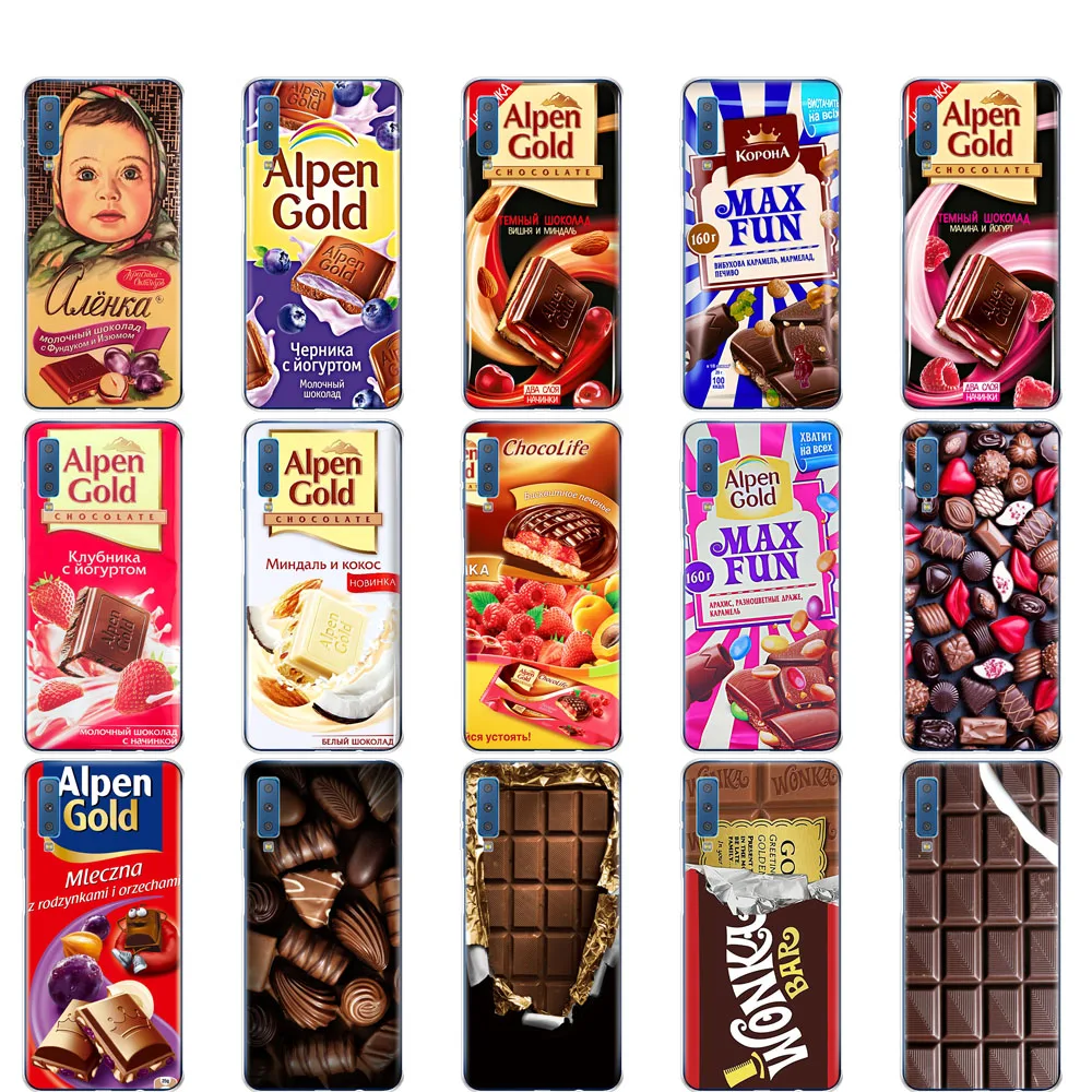 Чехол для Samsung A50 чехол Galaxy A51 A01 A71 A10 A30 A40 A70 A9 A7 2018 a30s a20s a50s a40s alenka bar chocolate|Бамперы| |