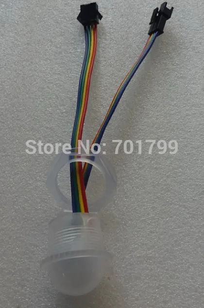 Светодиодный модуль пикселей диаметром 26 мм WS2801 1 шт. 5050 SMD RGB светодиодный 5 в пост.