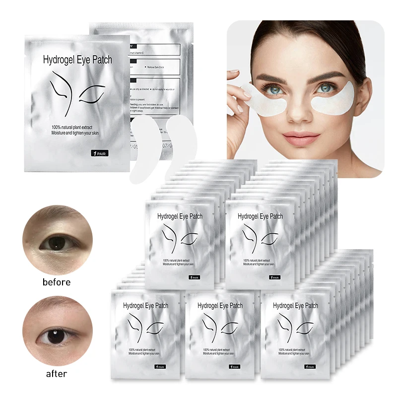 2/10/20/50Pcs Eyelash Pad Eye Pads Gel Patch Lint Free Lashes Extension