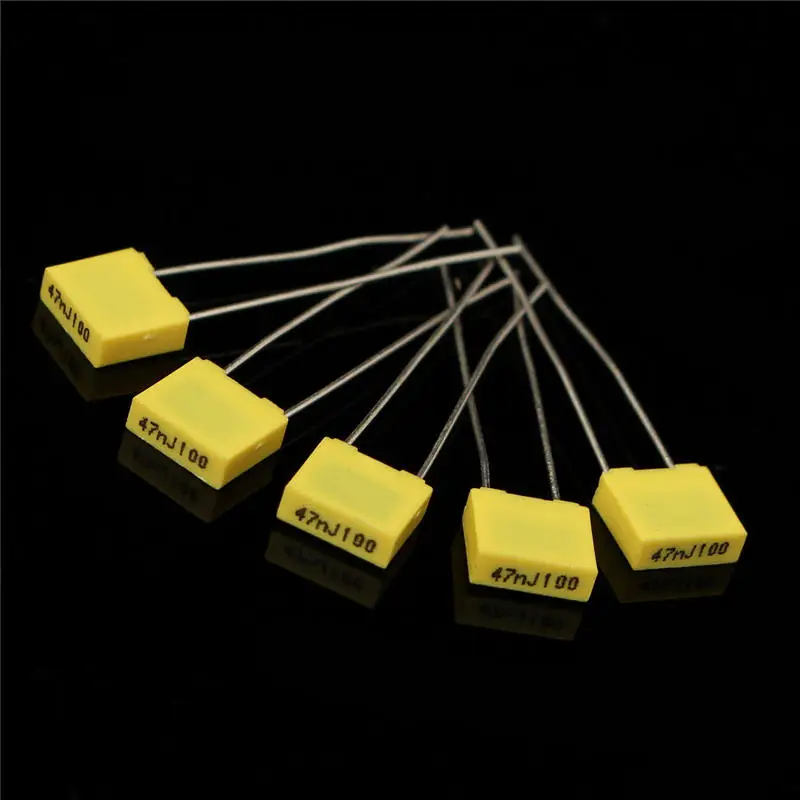 Buy 50pcs 10 Value Polypropylene Safety Plastic Film Capacitor Kit (1nF 0.47uF