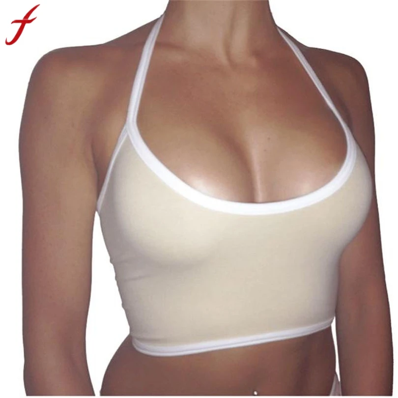 

Fashion Vest Women 2018 summer topSexy Silm Casual Tight Tank Bustier Bra Vest bustier crop top sleeveless top cropped T Shirt